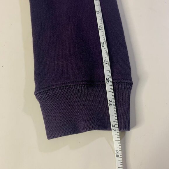 Nike Purple Pullover Hoodie Sweatshirt Spell Out Big Swoosh - Picture 6 of 8